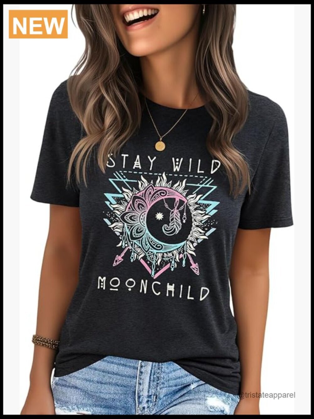 Vintage Graphic T-Shirt Loose Fit Short Sleeve Cotton Blend Crewneck